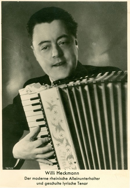 Werbepostkarte von Willi Heckmann 1936